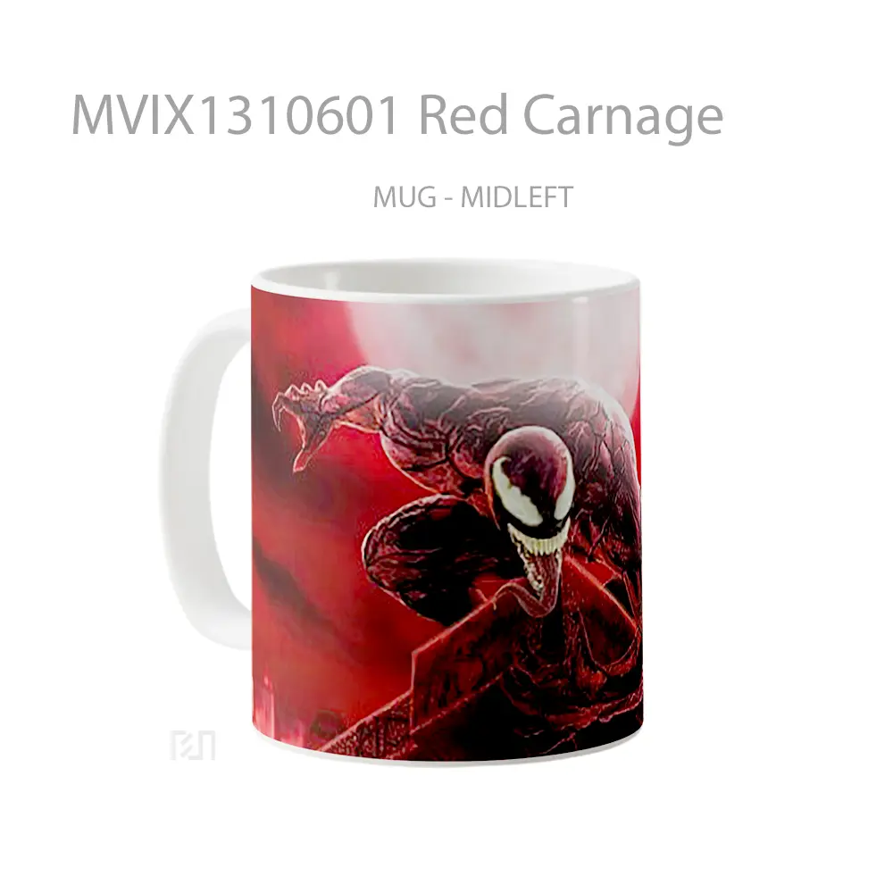 Mug Red Carnage Gelas Keramik Unik - All-side / Desain