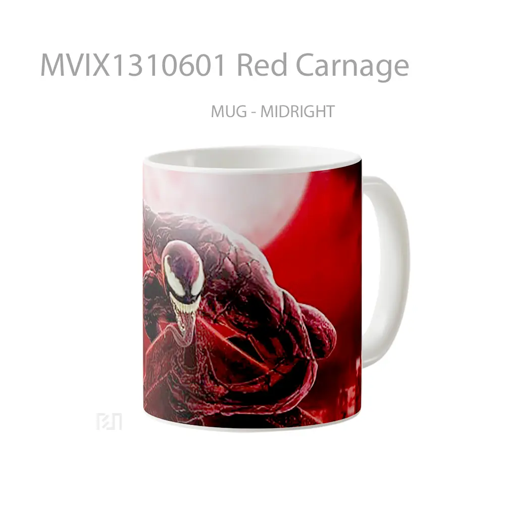 Mug Red Carnage Gelas Keramik Unik - All-side / Desain