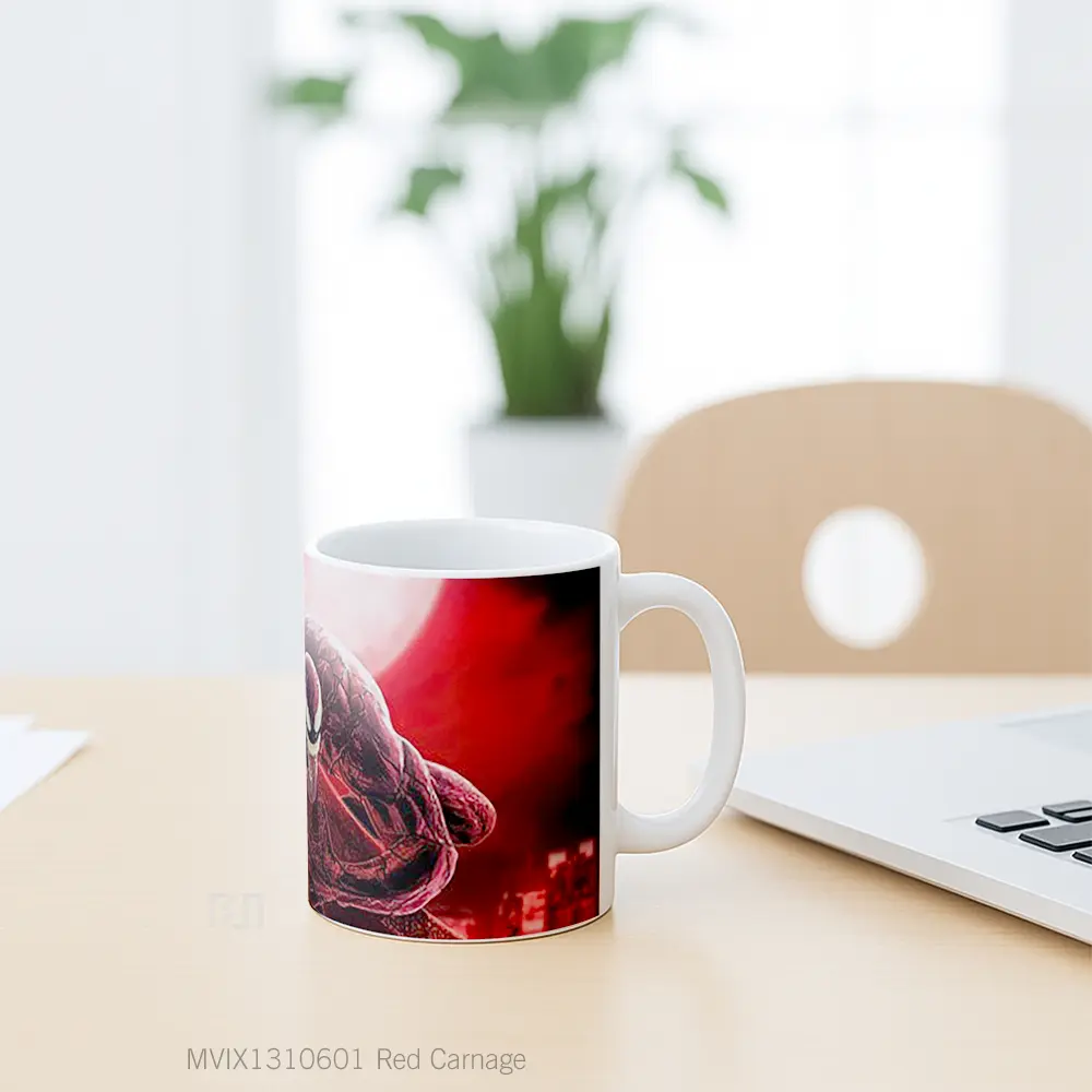Mug Red Carnage Gelas Keramik Unik - All-side / Desain