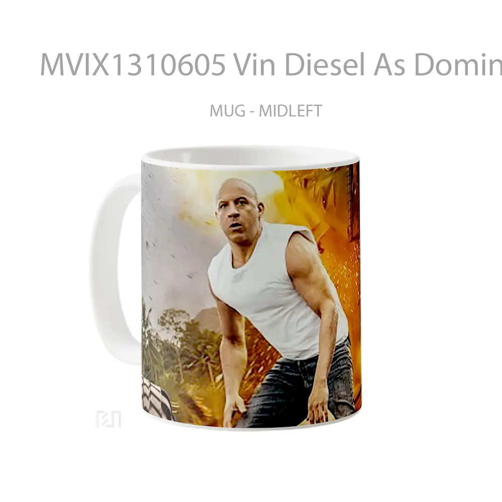 Mug Vin Diesel As Dominic Toretto In Fast And Furious 9 2021 Gelas Keramik Unik - All-side / Desain