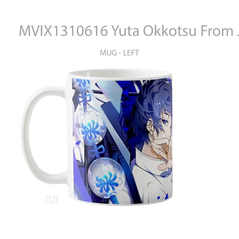 Mug Yuta Okkotsu From Jujutsu Kaisen Gelas Keramik Unik - All-side / Desain