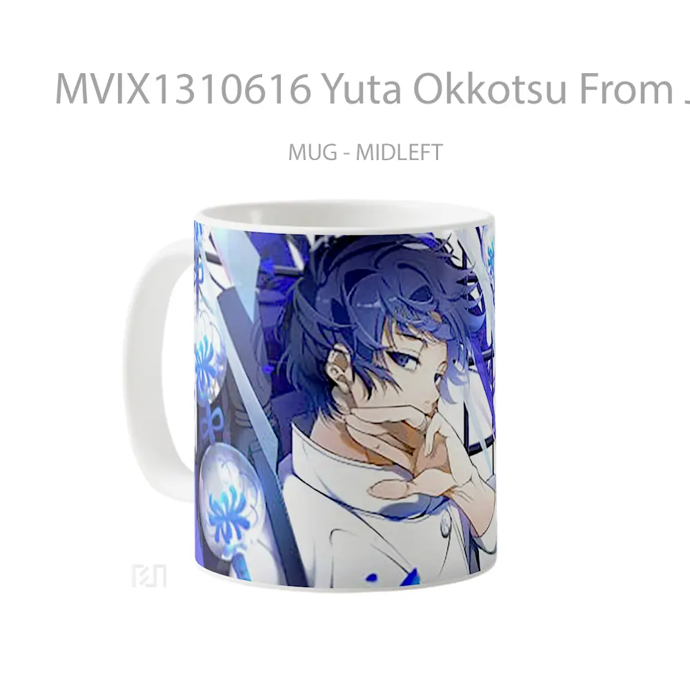 Mug Yuta Okkotsu From Jujutsu Kaisen Gelas Keramik Unik - All-side / Desain