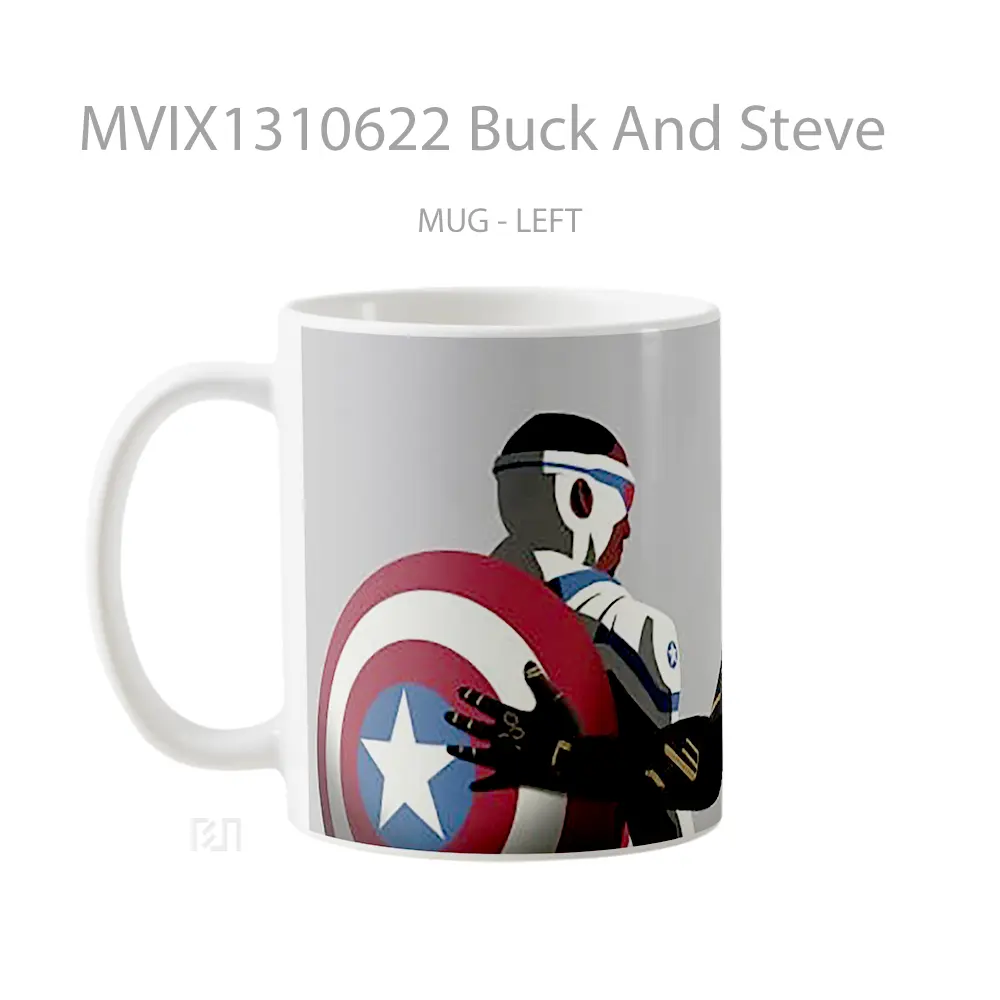 Mug Buck And Steve Gelas Keramik Unik - All-side / Desain