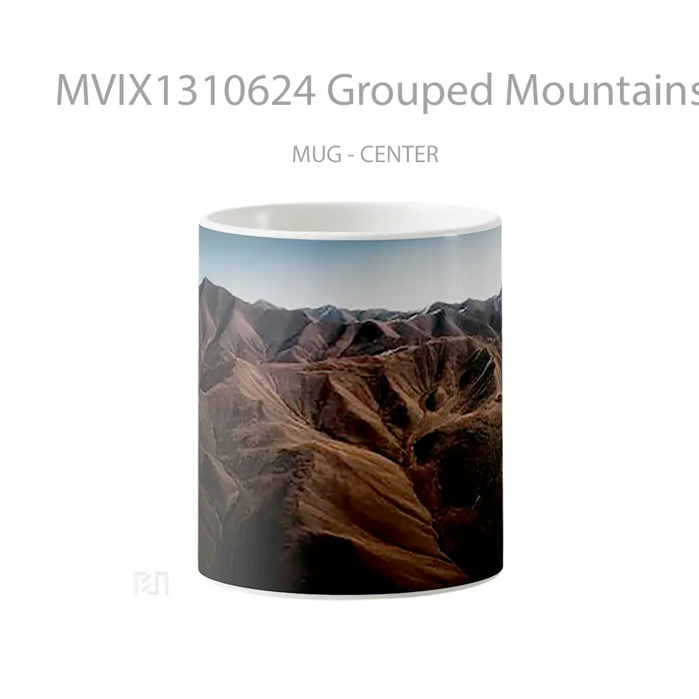 Mug Grouped Mountains Gelas Pemandangan Alam