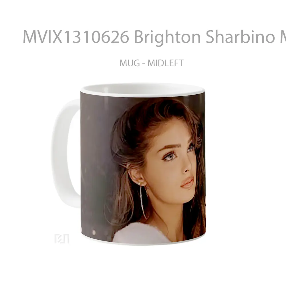 Mug Brighton Sharbino Matty Rhee Photoshoot Gelas Keramik Unik - Tampak Kanan