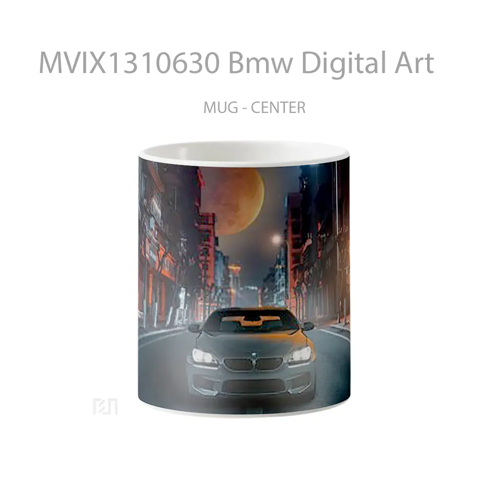 Mug Bmw Digital Art Cangkir Mobil