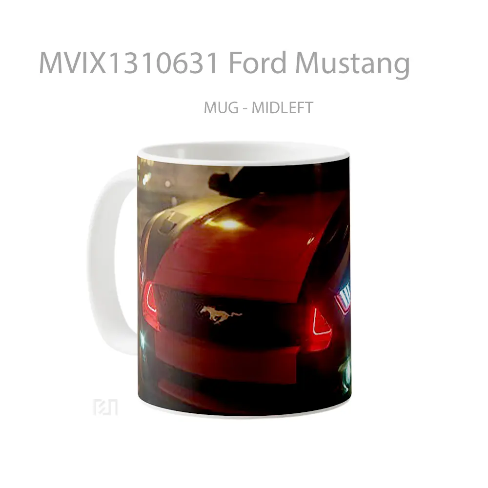 Mug Ford Mustang Cangkir Mobil - All-side / Desain