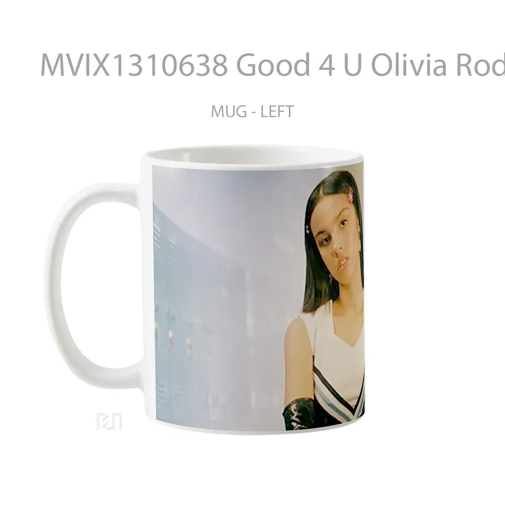 Mug Good 4 U Olivia Rodrigo Gelas Selebriti - All-side / Desain
