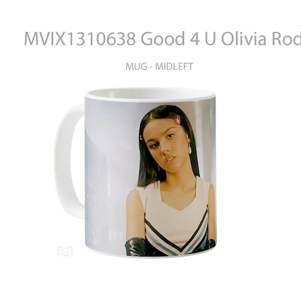 Mug Good 4 U Olivia Rodrigo Gelas Selebriti - All-side / Desain