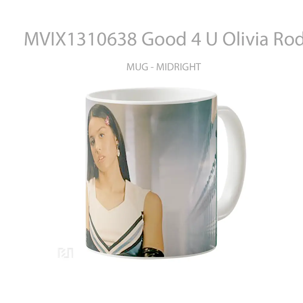 Mug Good 4 U Olivia Rodrigo Gelas Selebriti - All-side / Desain