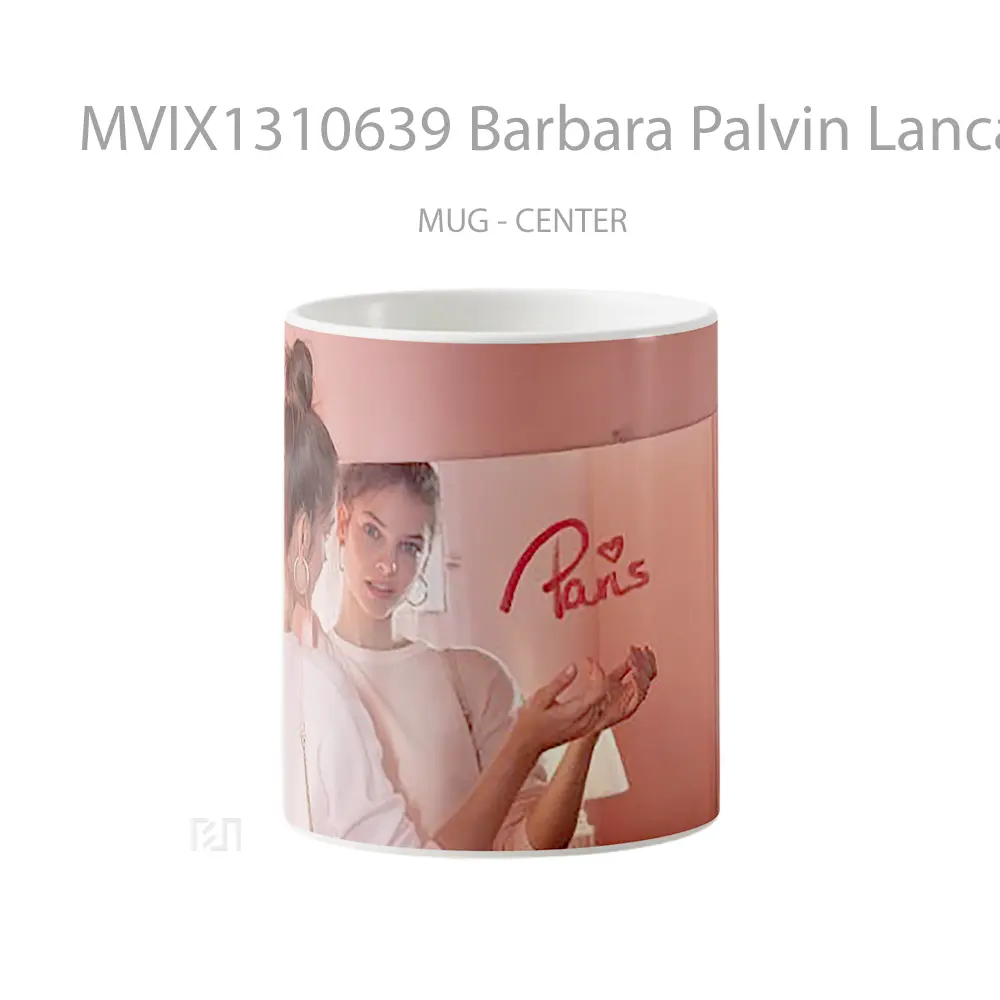 Mug Barbara Palvin Lancaster Paris Campaign Gelas Keramik Unik