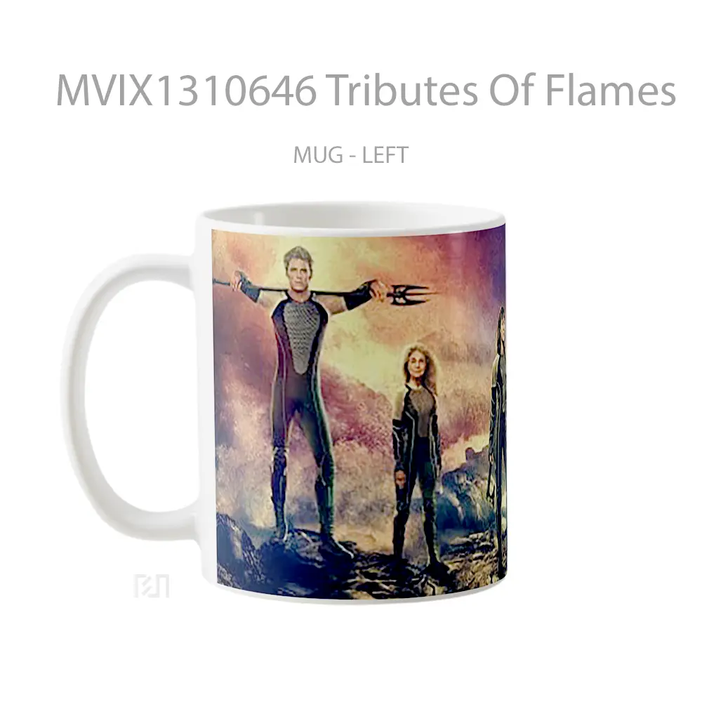 Mug Tributes Of Flames Gelas Keramik Unik - All-side / Desain