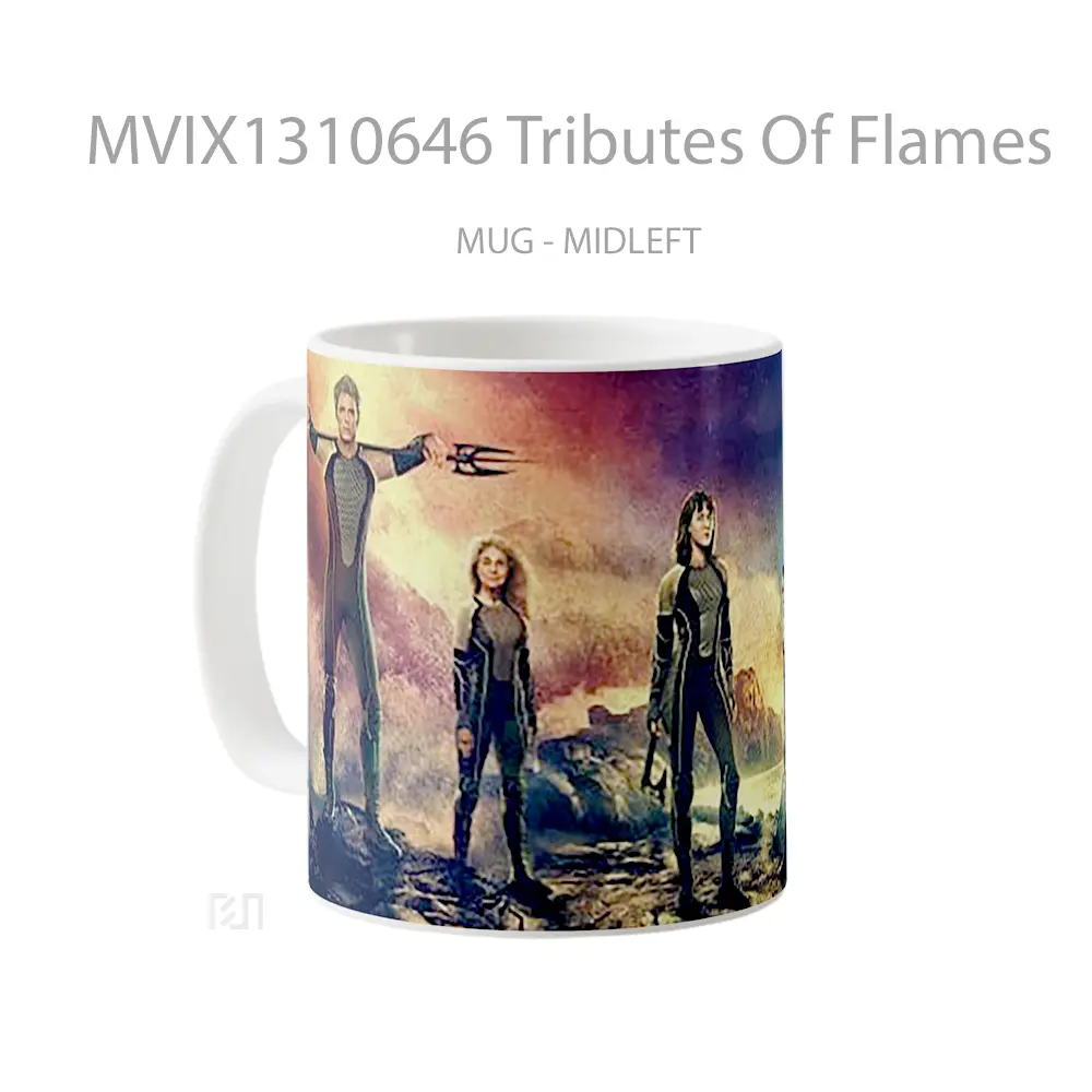 Mug Tributes Of Flames Gelas Keramik Unik - All-side / Desain