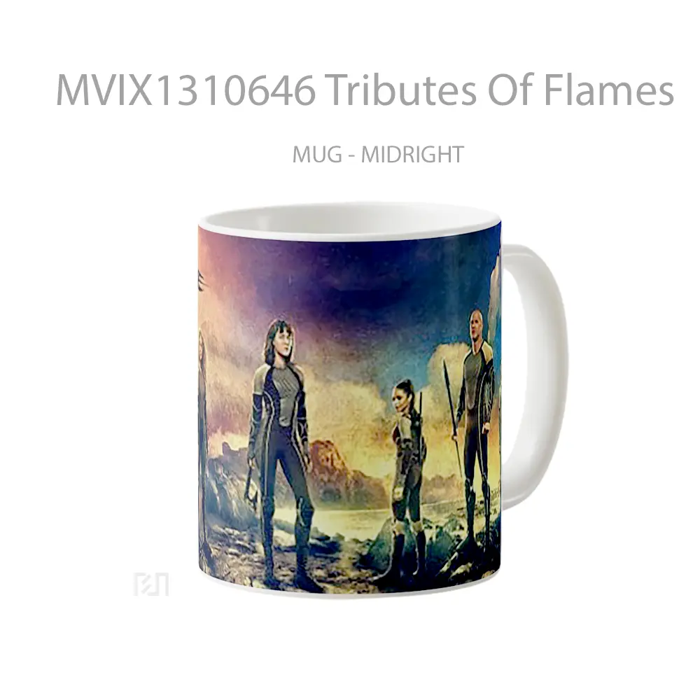 Mug Tributes Of Flames Gelas Keramik Unik - All-side / Desain