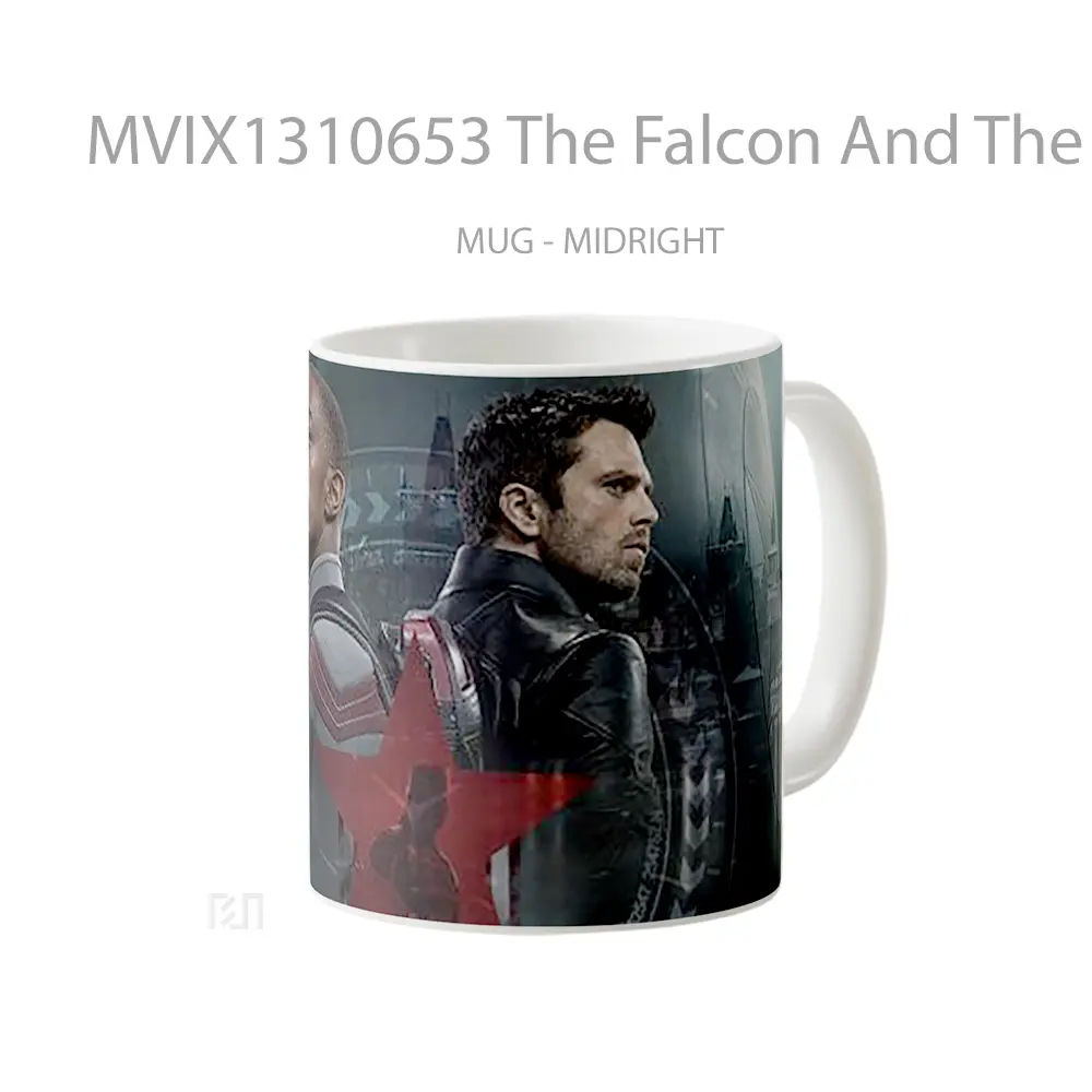 Mug The Falcon And The Winter Soldier Gelas Superhero - All-side / Desain