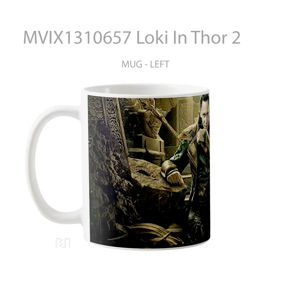 Mug Loki In Thor 2 Gelas Superhero - All-side / Desain