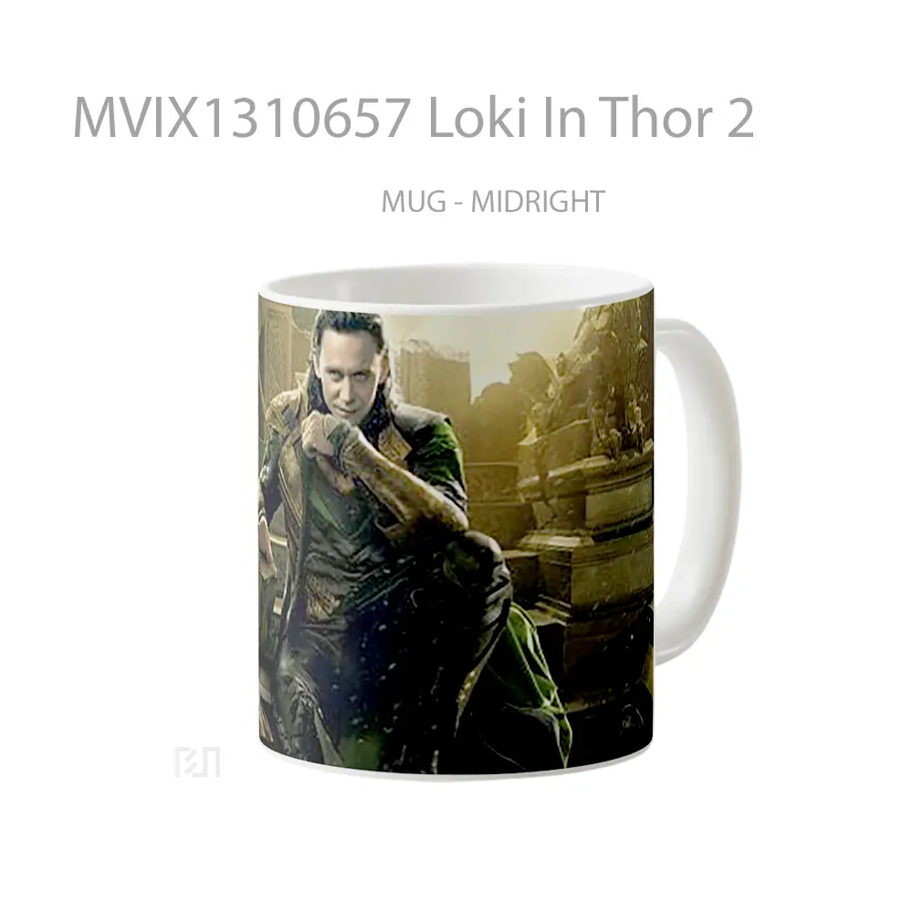 Mug Loki In Thor 2 Gelas Superhero - All-side / Desain