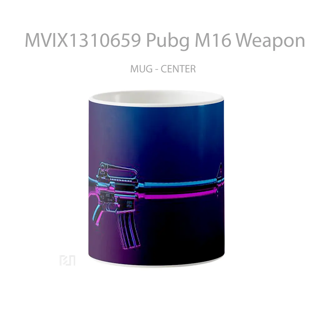 Mug Pubg M16 Weapon Cangkir Gamer