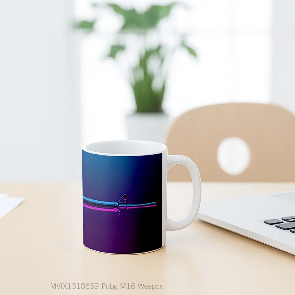 Mug Pubg M16 Weapon Cangkir Gamer - All-side / Desain