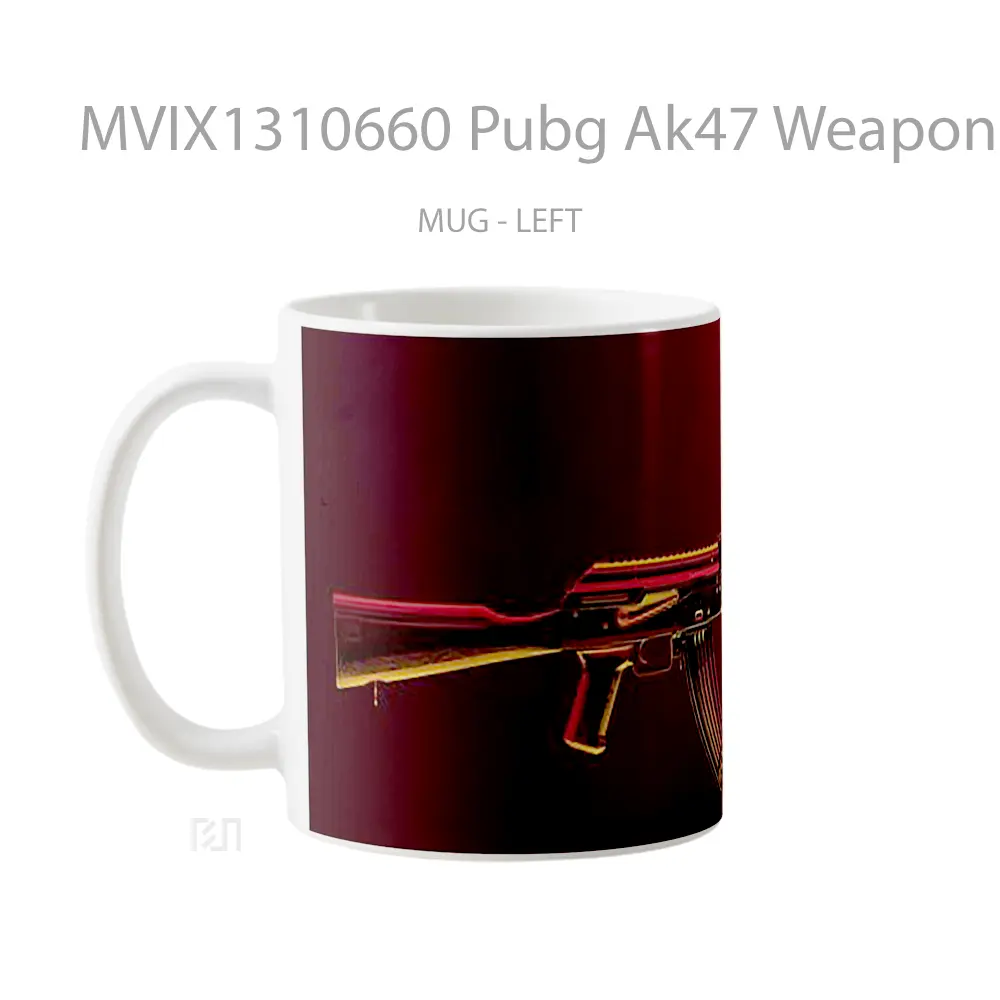 Mug Pubg Ak47 Weapon Cangkir Gamer - All-side / Desain