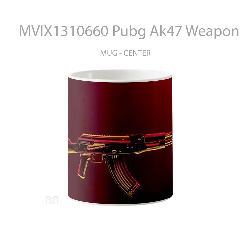 Mug Pubg Ak47 Weapon Cangkir Gamer