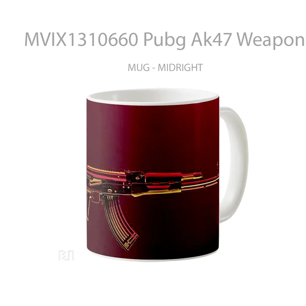 Mug Pubg Ak47 Weapon Cangkir Gamer - All-side / Desain