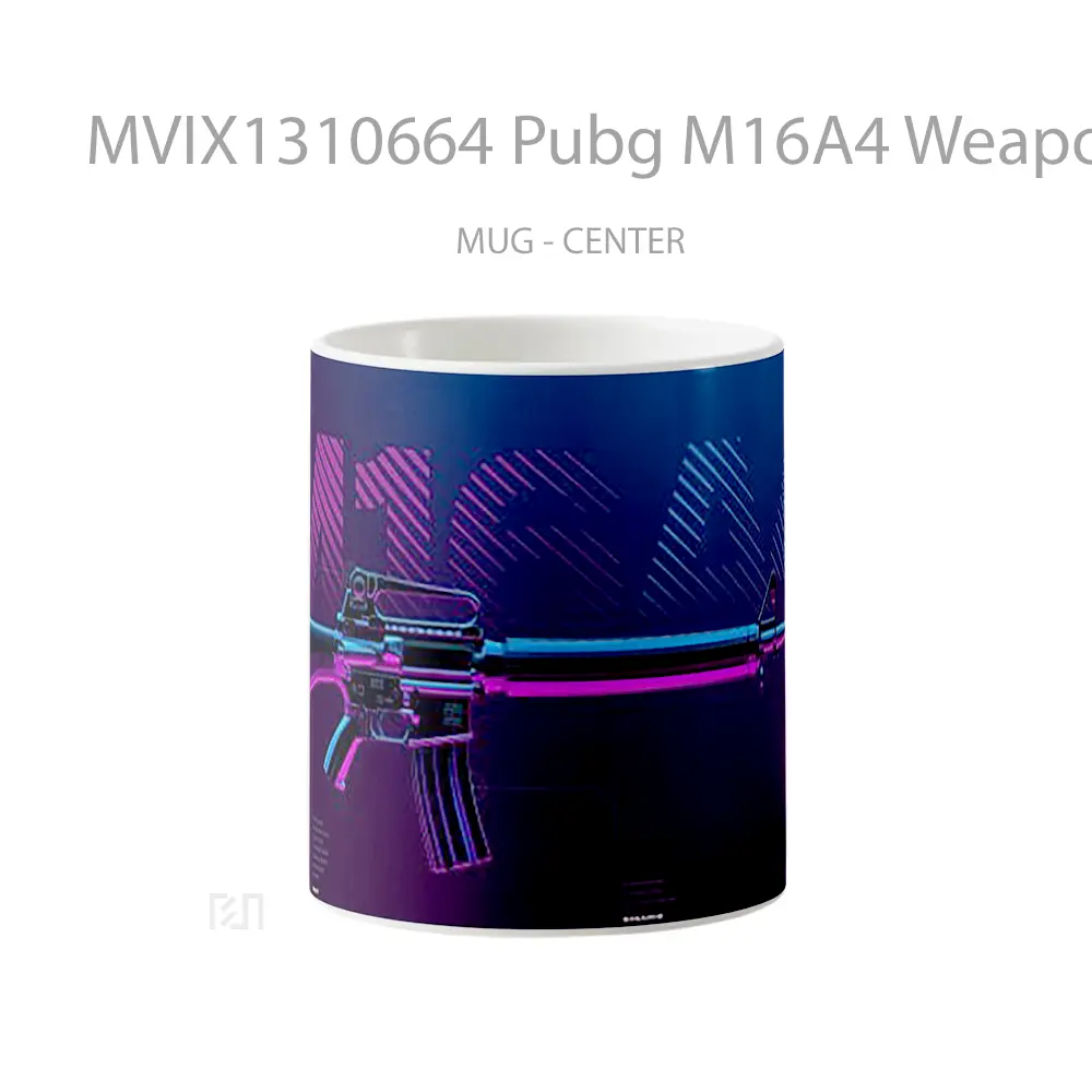 Mug Pubg M16A4 Weapon Cangkir Gamer