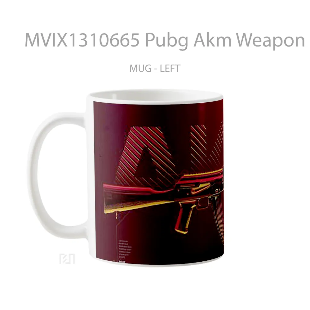 Mug Pubg Akm Weapon Cangkir Gamer - All-side / Desain