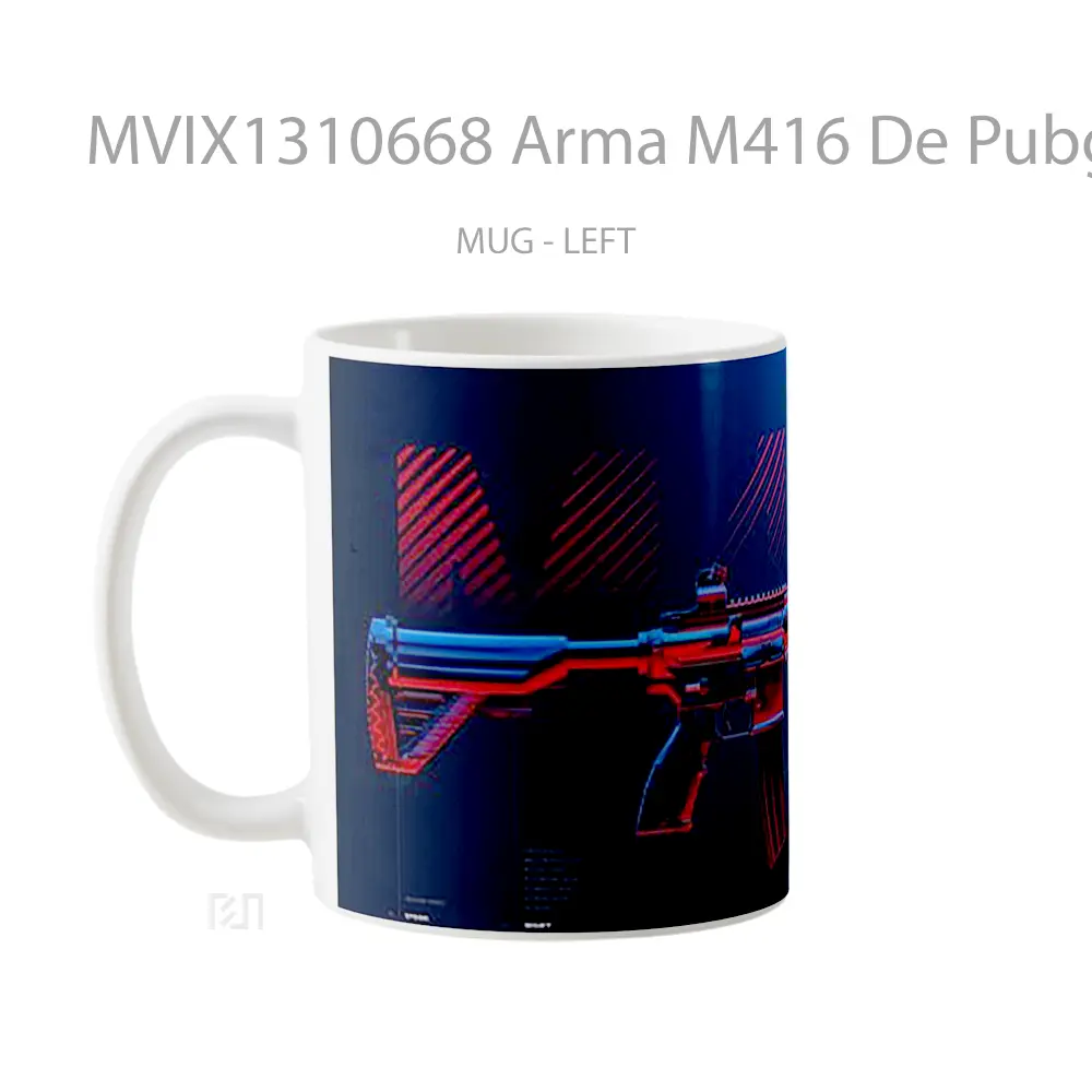 Mug Arma M416 De Pubg Cangkir Gamer - All-side / Desain