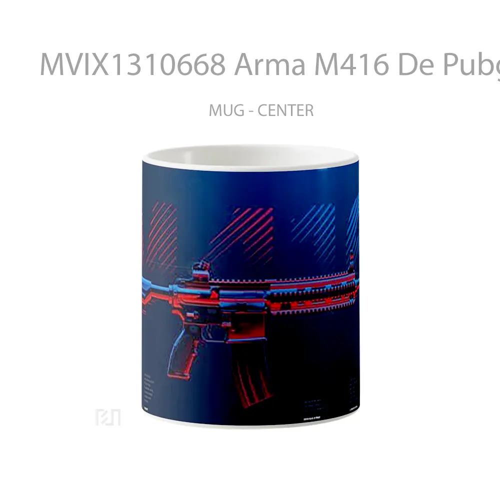 Mug Arma M416 De Pubg Cangkir Gamer