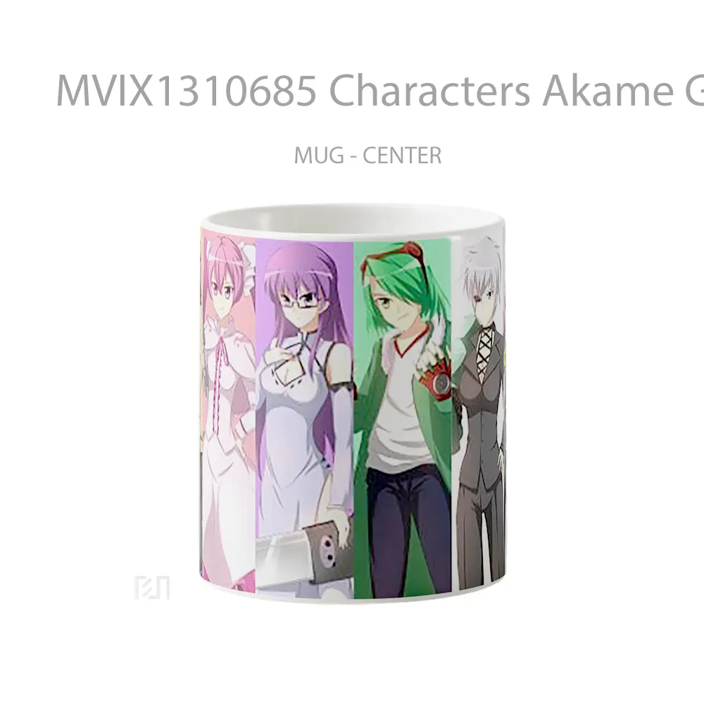 Mug Characters Akame Ga Kill Gelas Keramik Unik