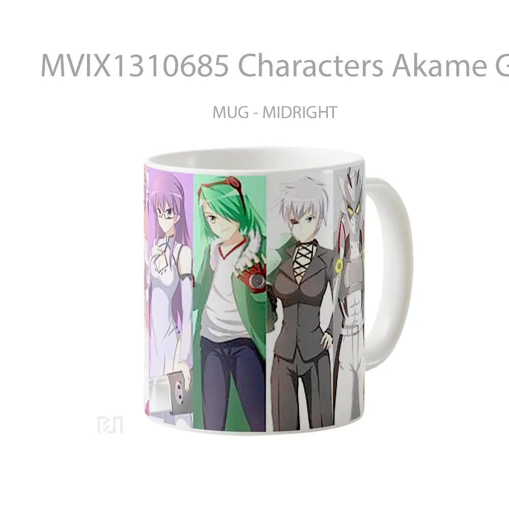Mug Characters Akame Ga Kill Gelas Keramik Unik - All-side / Desain