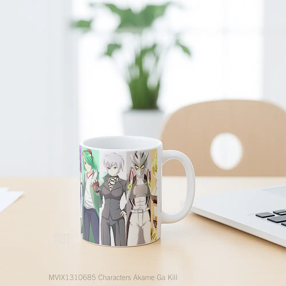 Mug Characters Akame Ga Kill Gelas Keramik Unik - All-side / Desain