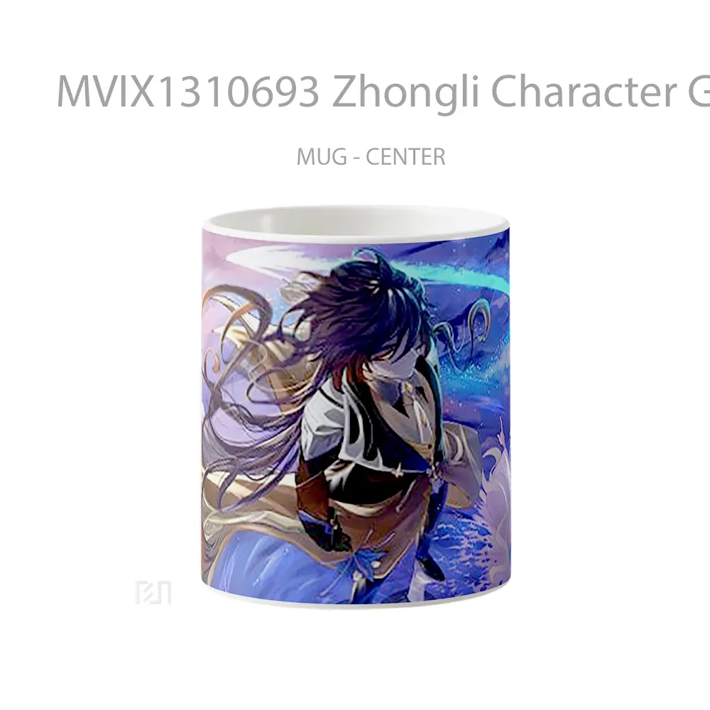 Mug Zhongli Character Genshin Impact Cangkir Gamer