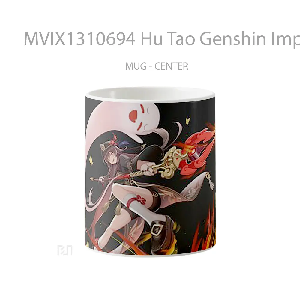 Mug Hu Tao Genshin Impact Cangkir Gamer