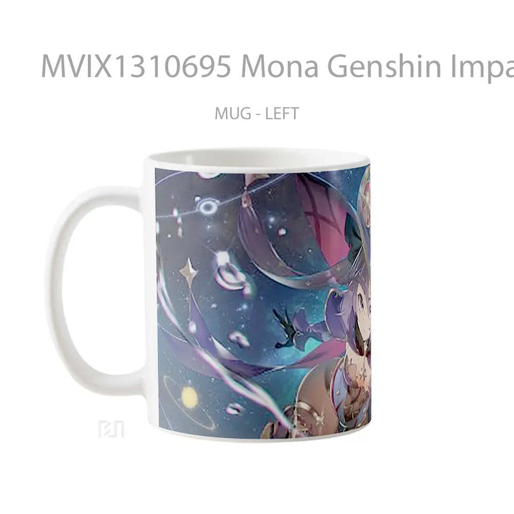 Mug Mona Genshin Impact Cangkir Gamer - All-side / Desain