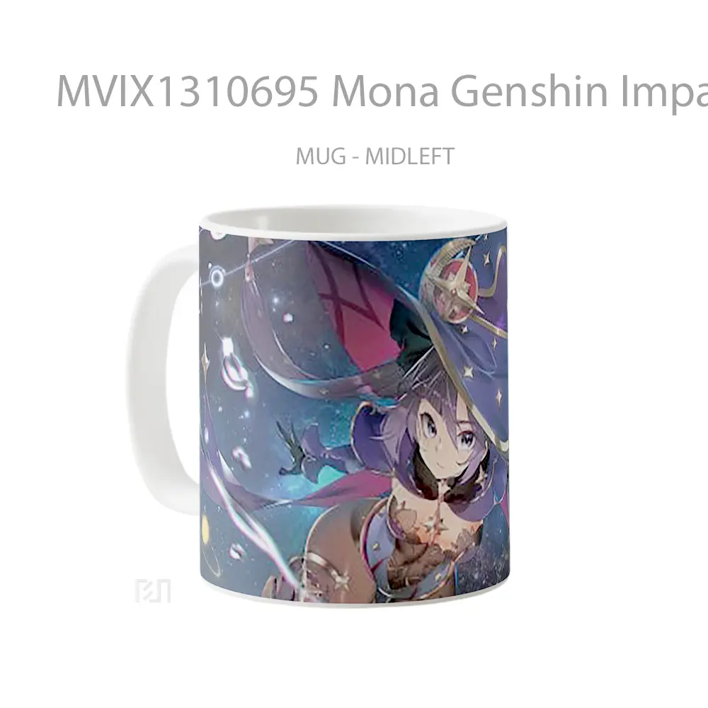 Mug Mona Genshin Impact Cangkir Gamer - All-side / Desain