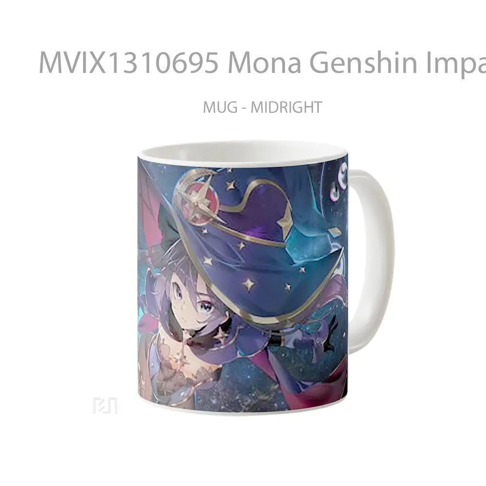 Mug Mona Genshin Impact Cangkir Gamer - All-side / Desain