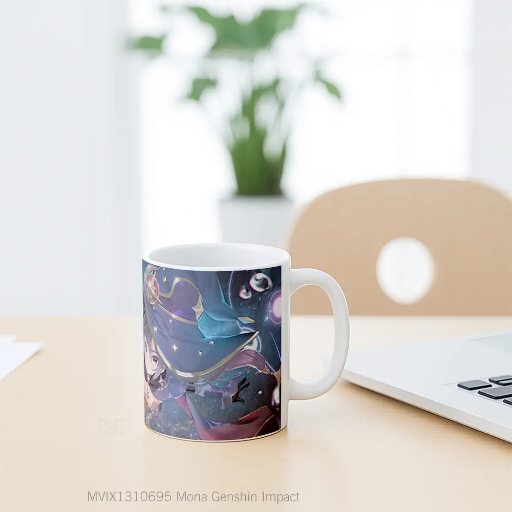 Mug Mona Genshin Impact Cangkir Gamer - All-side / Desain