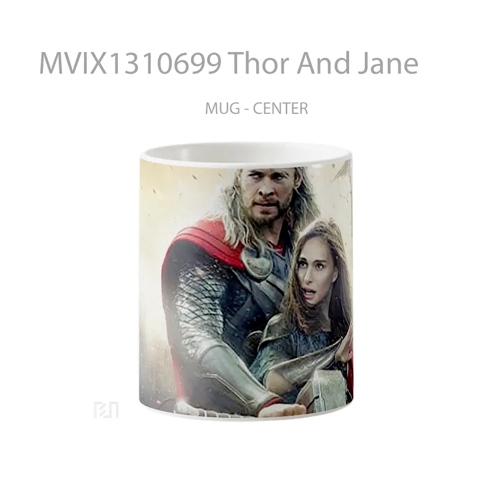 Mug Thor And Jane Gelas Superhero