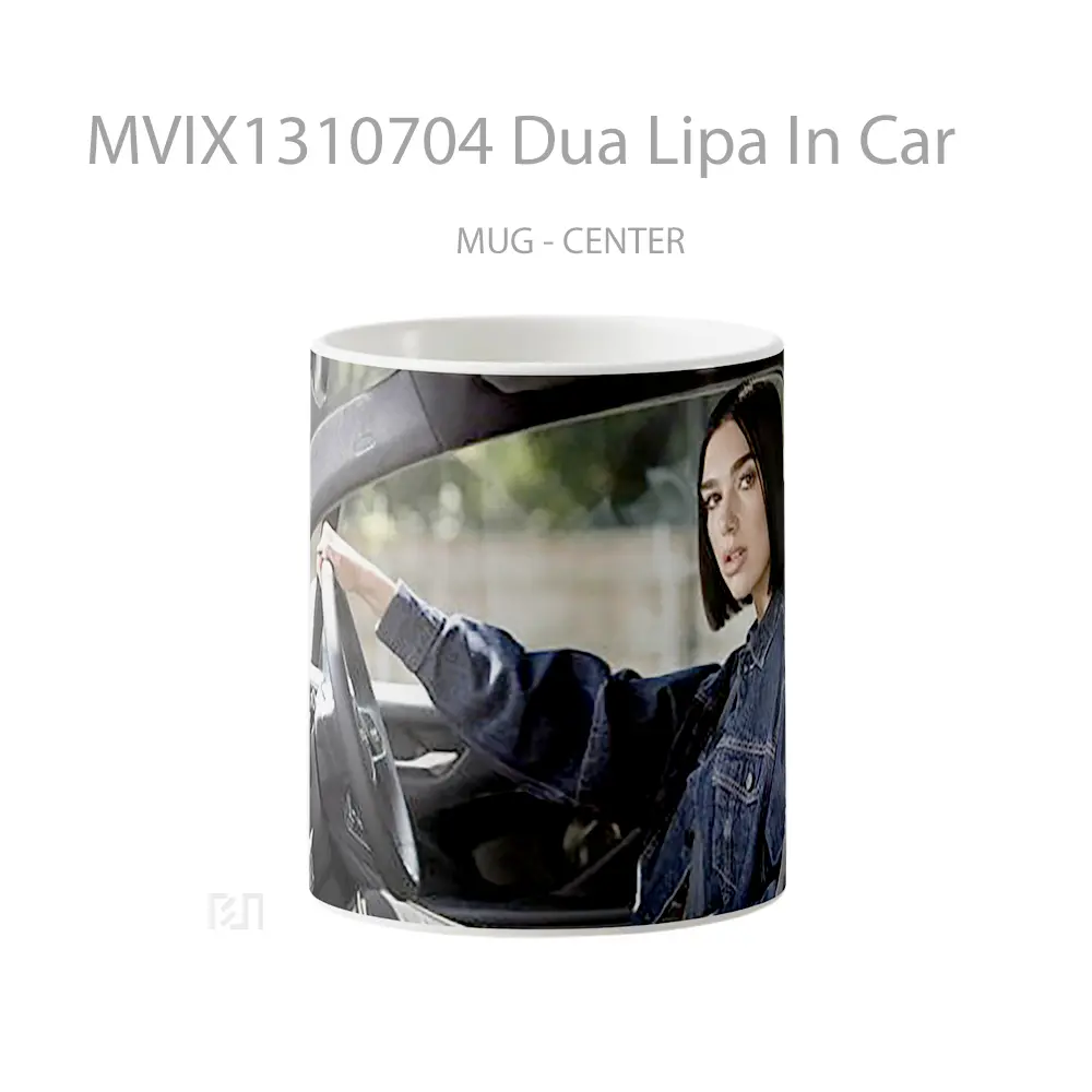 Mug Dua Lipa In Car Cangkir Mobil