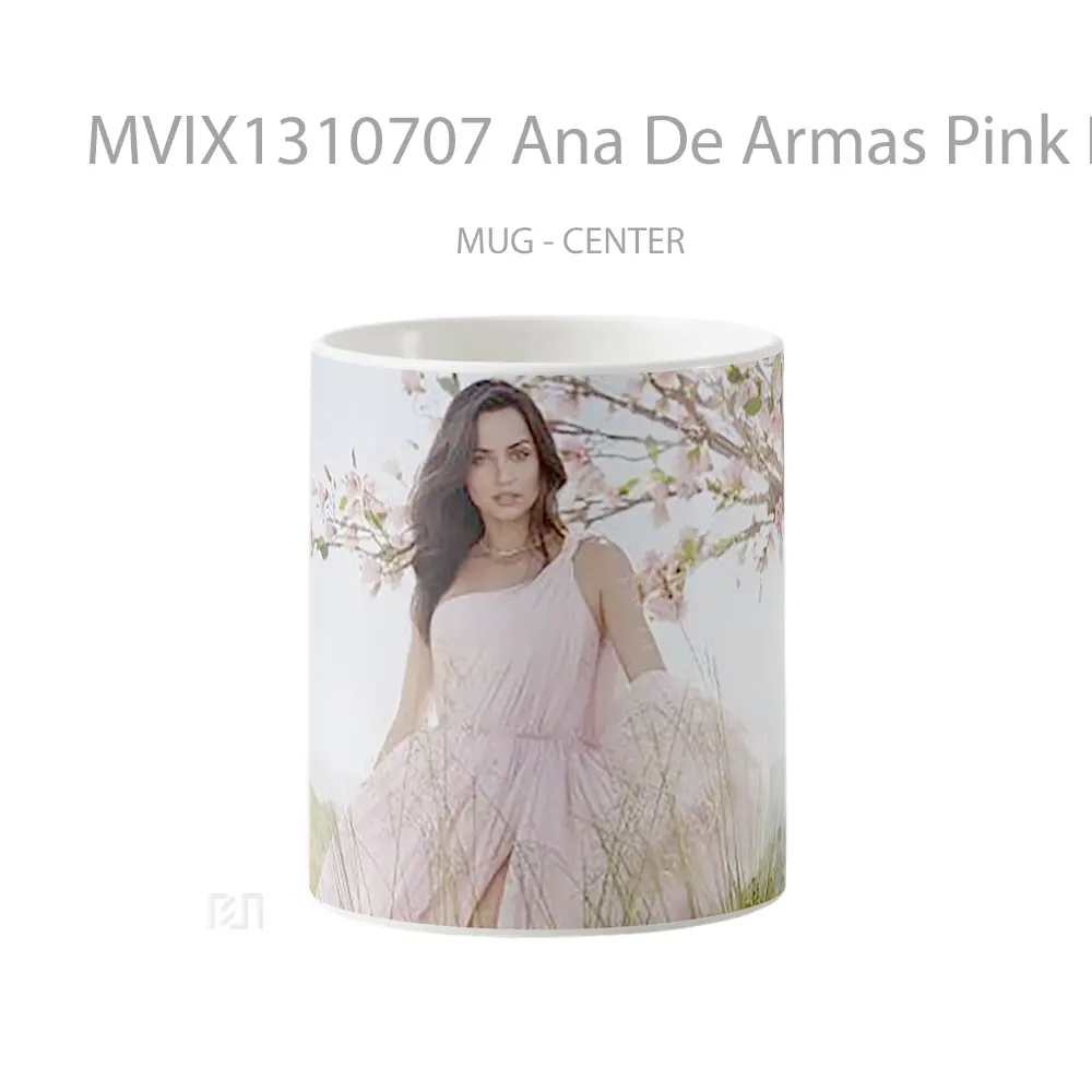 Mug Ana De Armas Pink Dress In The Countryside Gelas Keramik Unik