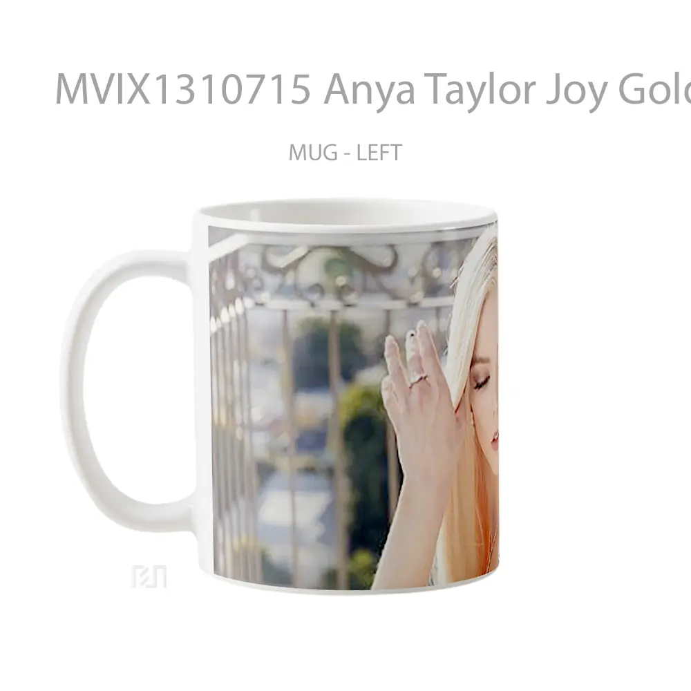 Mug Anya Taylor Joy Golden Globes Gelas Selebriti - All-side / Desain