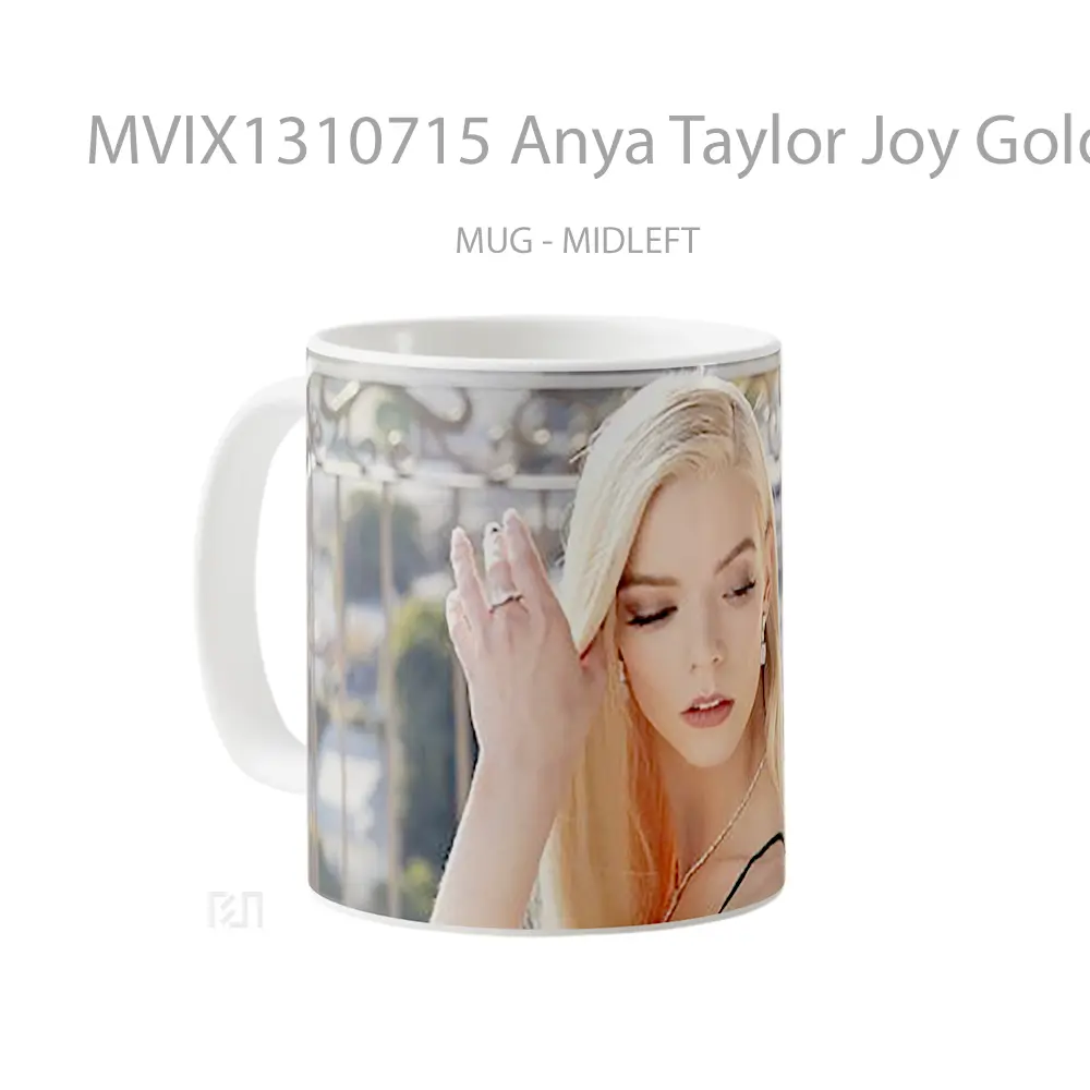 Mug Anya Taylor Joy Golden Globes Gelas Selebriti - All-side / Desain