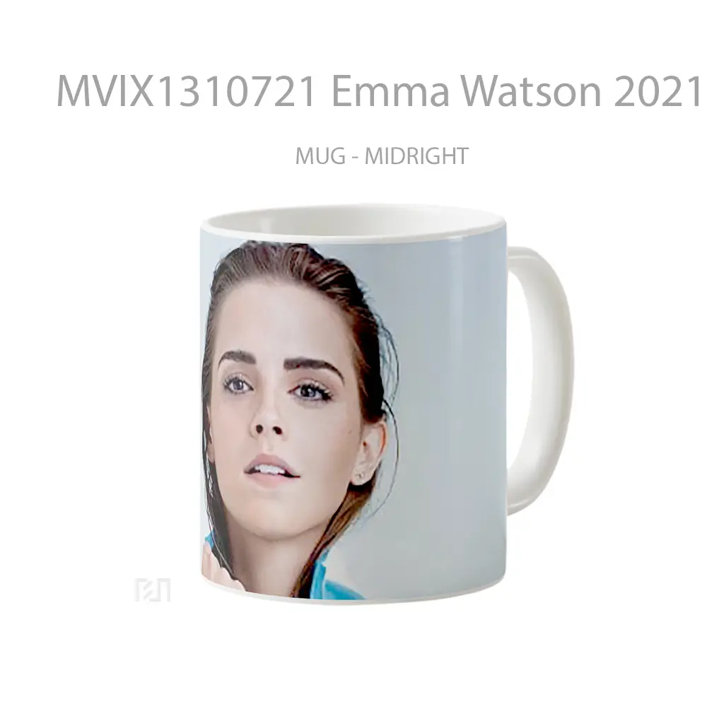 Mug Emma Watson 2021 Gelas Selebriti - All-side / Desain