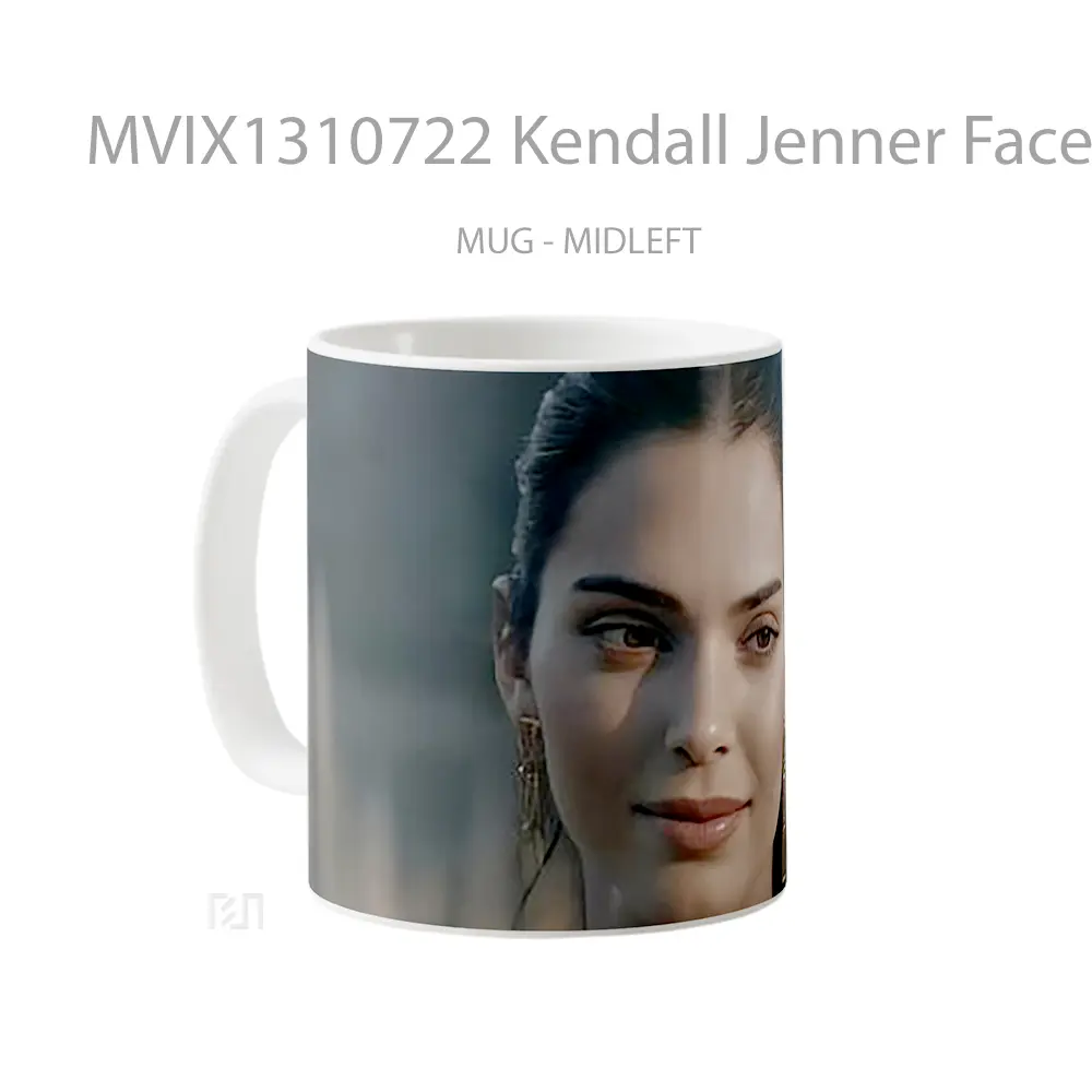 Mug Kendall Jenner Face Gelas Selebriti - All-side / Desain
