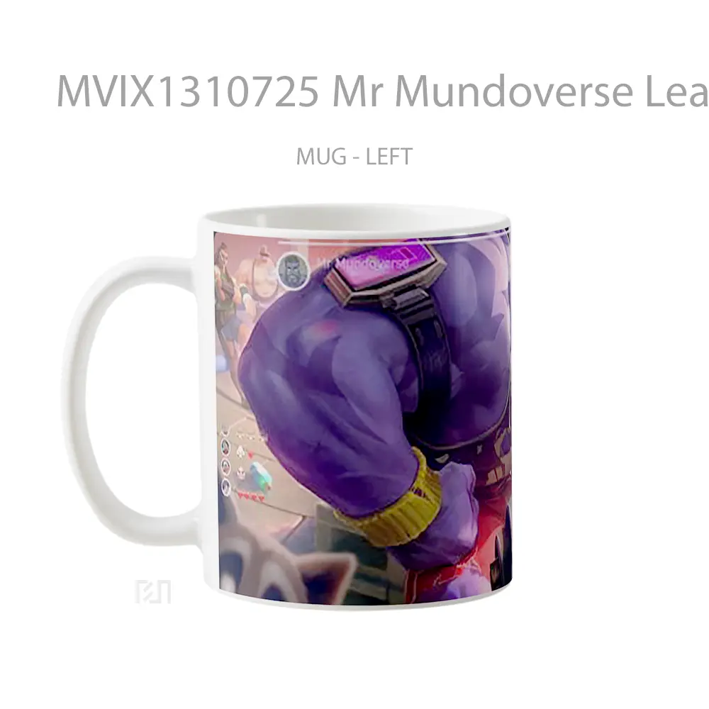 Mug Mr Mundoverse League Of Legends Cangkir Gamer - All-side / Desain