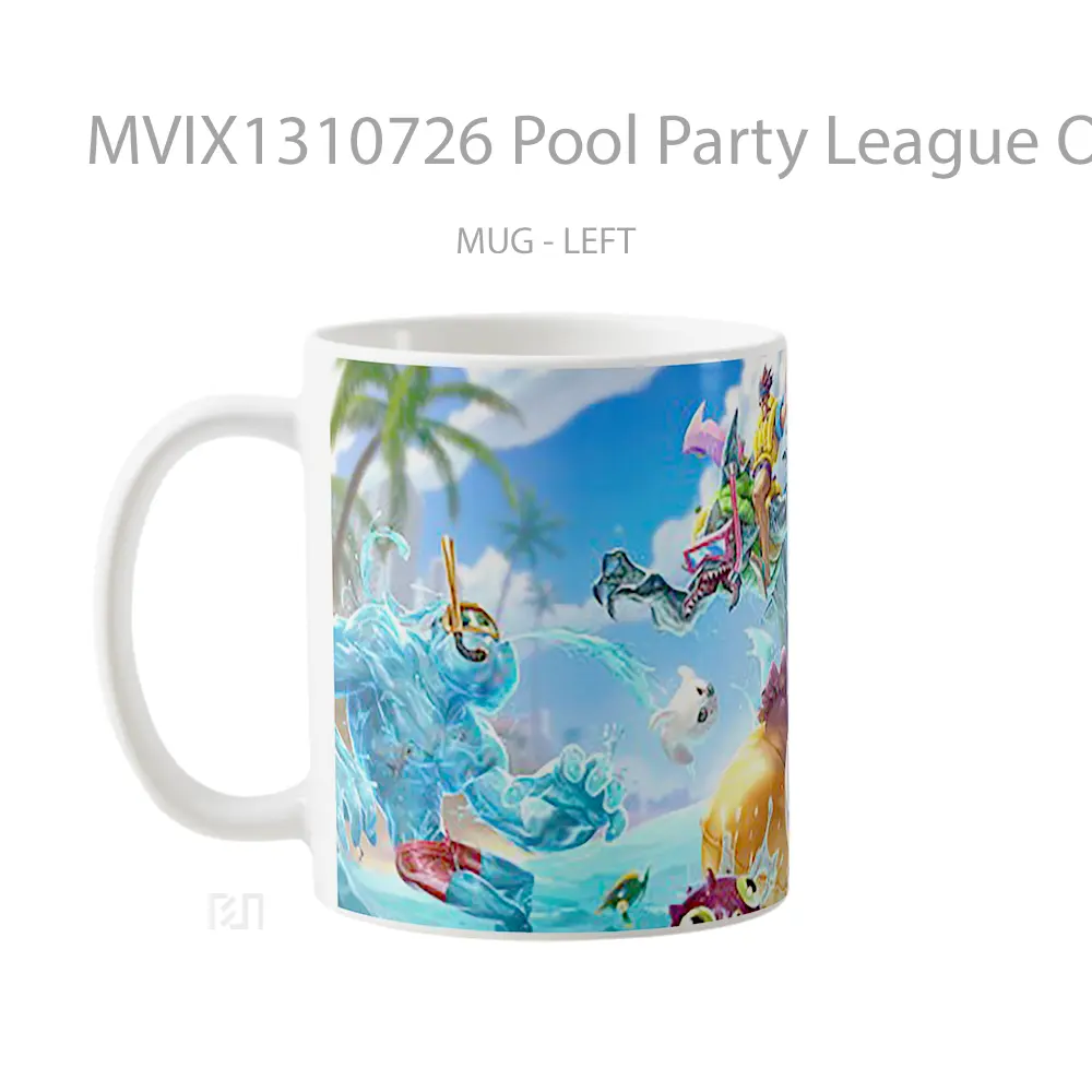 Mug Pool Party League Of Legends Cangkir Gamer - All-side / Desain