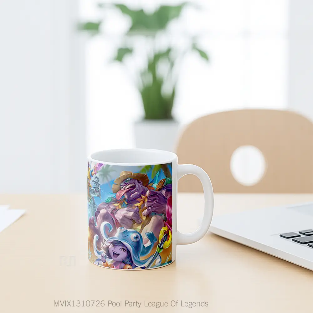 Mug Pool Party League Of Legends Cangkir Gamer - All-side / Desain