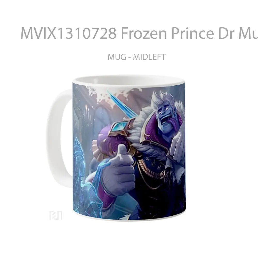 Mug Frozen Prince Dr Mundo League Of Legends Cangkir Gamer - All-side / Desain